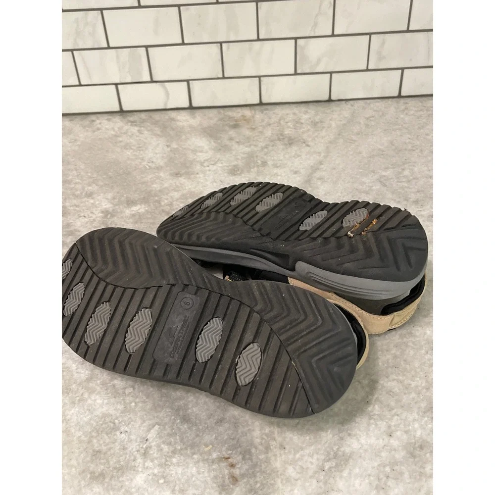 Ozark Trail Sandals Mens 8 Black Tan Strappy Outdoor Hiking Sport Sandals